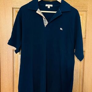 Men’s Like New Berberry Polo Size M-Navy